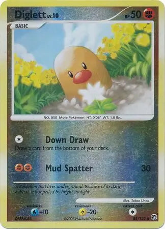 Secret Wonders Diglett #85/132 reverse holo